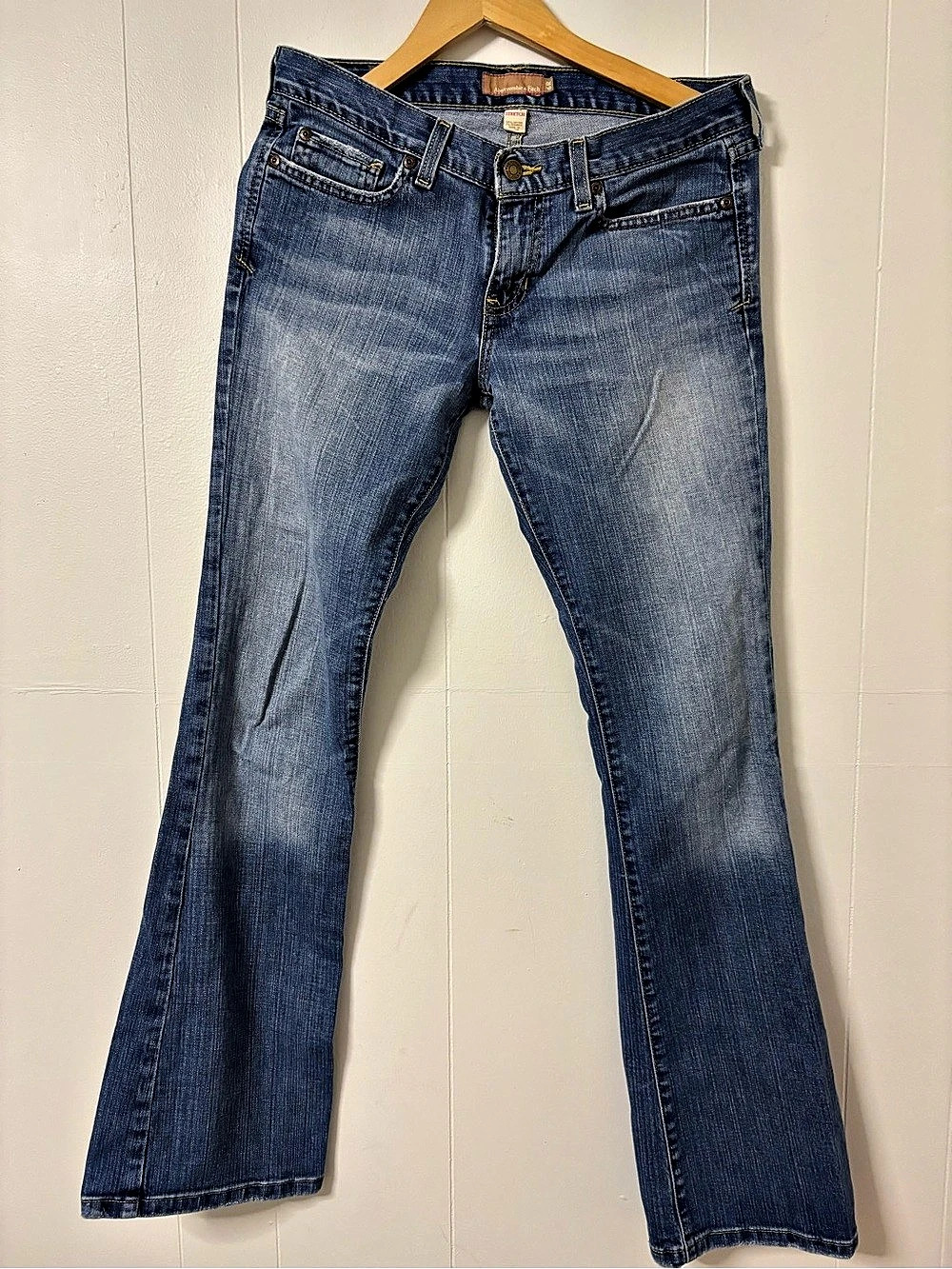 Abercrombie & Fitch Bootcut Jeans in Blue Waist 6R